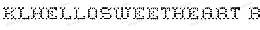 KLHelloSweetHeart Regular字体转换